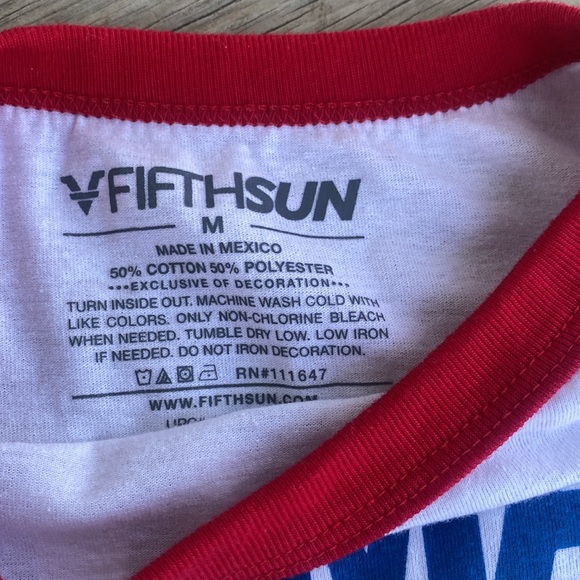 Vintage style ringer tee shirt - Picture 3 of 4